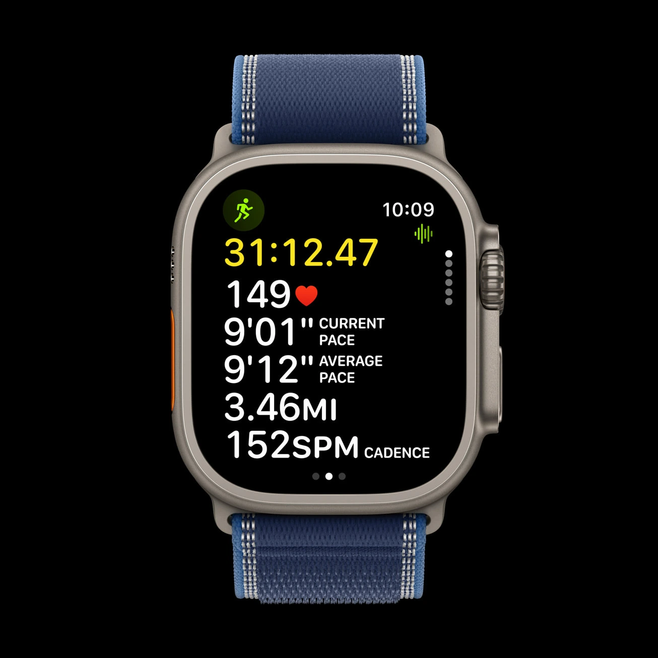Apple Watch Ultra 3 49mm Black Alpine Loop S